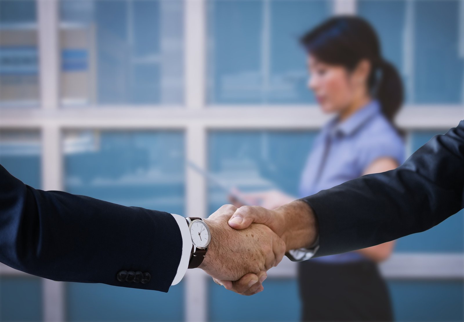 Professional corporate consultancy meeting